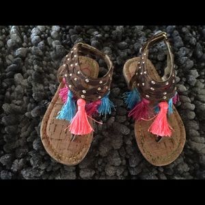 Jessica Simpson tassel sandals
